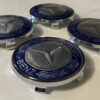 original.jpeg 4 pcs (Set) 68mm - 2.68inch Silver & Blue Mercedes Benz Wheel Center Hub Caps