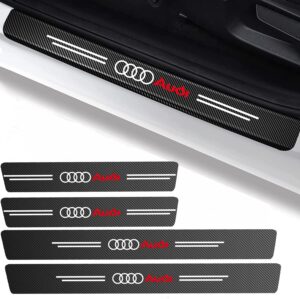 original.jpeg 4 pcs Carbon Fiber Car Door Sill Scuff Protector Set for Audi - Anti-Scratch Strip