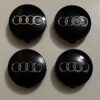 original.jpeg 4 pcs (Set) 60mm - 2.36inch Black Audi Wheel Center Hub Caps (4B0601170)