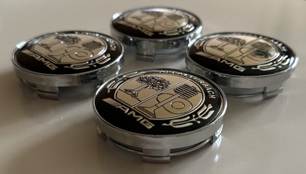 original.jpeg 4 pcs (Set) 60mm - 2.36inch Silver AMG Affalterbach Wheel Center Hub Caps
