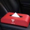 original.jpeg 1 pcs Tissue Box for Tesla Model 3/Y/S/X - Red Armrest Box