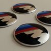 original.jpeg 4 pcs (Set) 56mm - 2.20inch Black BMW M Wheel Center Hub Caps Stickers