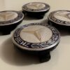 original.jpeg 4 pcs (Set) 75mm - 2.95inch Silver & Blue Mercedes Benz Wheel Center Hub Caps