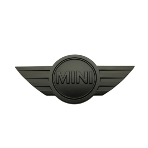 original.png 1 pcs Black Matte 3D Mini Cooper Metal Emblem Sticker for Hood & Trunk