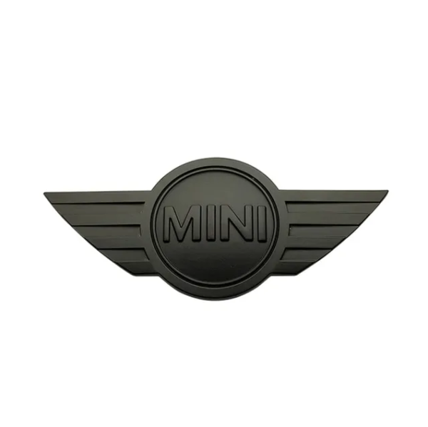 original.png 1 pcs Black Matte 3D Mini Cooper Metal Emblem Sticker for Hood & Trunk