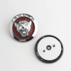 original.png 1 pcs 70mm Red & Silver Jaguar Logo Hood Emblem