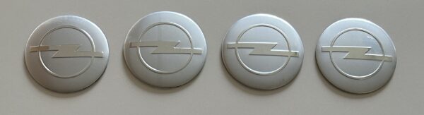 original.jpeg 4 pcs (Set) 56mm - 2.20inch Silver Opel Wheel Center Hub Caps Stickers
