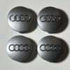 original.jpeg 4 pcs (Set) 60mm - 2.36inch Matte Gray Audi Wheel Center Hub Caps (4B0601170)