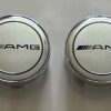 4 pcs (Set) 60mm - 2.36inch Silver AMG Wheel Center Hub Caps