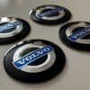 original.jpeg 4 pcs (Set) 56mm - 2.20inch Black Volvo wtih Blue Logo Wheel Center Hub Caps Stickers