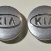 4 pcs (Set) 58mm - 2.28inch Silver KIA Wheel Center Hub Caps