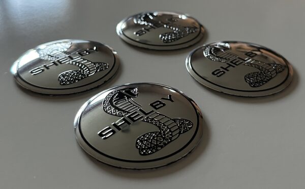 original.jpeg 4 pcs (Set) 56mm - 2.20inch Silver Shelby Wheel Center Hub Caps Stickers