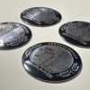 original.jpeg 4 pcs (Set) 56mm - 2.20inch Silver & Black AMG Affalterbach Wheel Center Hub Caps Stickers