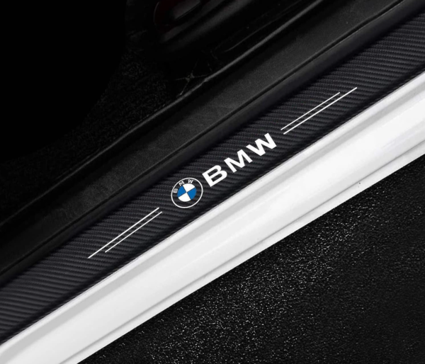 original.png 4 pcs Carbon Fiber Car Door Sill Scuff Protector Set for BMW - Anti-Scratch Strip