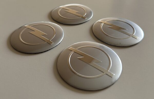 original.jpeg 4 pcs (Set) 56mm - 2.20inch Silver Opel Wheel Center Hub Caps Stickers