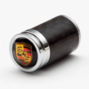original.png 4 pcs (Set) Black Carbon Tire Valve Dust Caps for Porsche