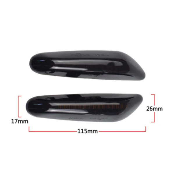 original.png 2 pcs (Set) BMW E60 E81 E84 E90 Smoke Lens Dynamic Flowing LED Turn Signal Side Marker Light Blinker Lamp