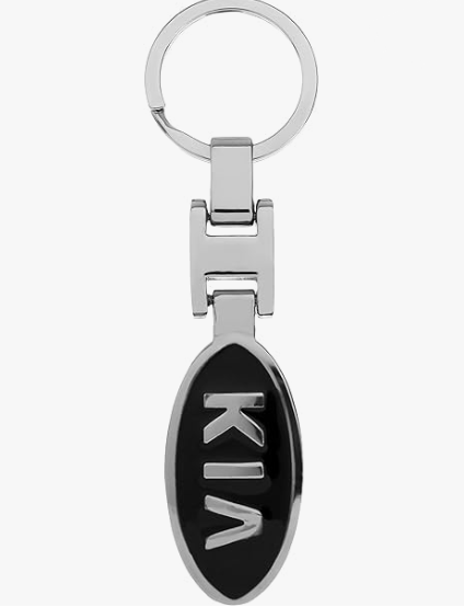 original.png 1 pcs High Quality Black KIA Metal Keychain