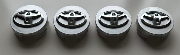 original.jpeg 4 pcs (Set) 62mm - 2.44inch Silver Toyota Wheel Center Hub Caps