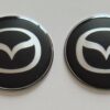 original.jpeg 4 pcs (Set) 65mm - 2.56inch Black Mazda Wheel Center Hub Caps Stickers