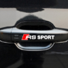 original.png 4 pcs White & Red Audi RS Sport Door Handle Sticker