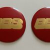 original.jpeg 4 pcs (Set) 65mm - 2.56inch Red & Gold BBS Wheel Center Hub Caps Stickers