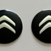original.jpeg 4 pcs (Set) 56mm - 2.20inch Black Citroen Wheel Center Hub Caps Stickers
