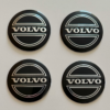 original.png 4 pcs (Set) 56mm - 2.20inch Black Volvo Wheel Center Hub Caps Stickers