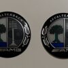 4 pcs (Set) 65mm - 2.56inch AMG Affalterbach Wheel Center Hub Caps Stickers