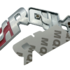 original.png 1 pcs Silver & Red Volkswagen GR Emblem Sticker Metal