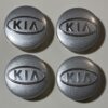 4 pcs (Set) 58mm - 2.28inch Silver KIA Wheel Center Hub Caps