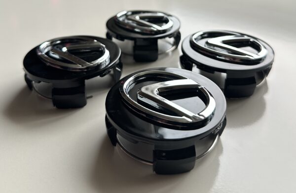original.jpeg 4 pcs (Set) 62mm - 2.44inch Black Lexus Wheel Center Hub Caps