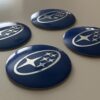 original.jpeg 4 pcs (Set) 56mm - 2.20inch Blue Subaru Wheel Center Hub Caps Stickers