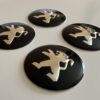 original.jpeg 4 pcs (Set) 65mm - 2.56inch Black Peugeot Wheel Center Hub Caps Stickers