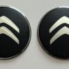 original.jpeg 4 pcs (Set) 65mm - 2.56inch Black Citroen Wheel Center Hub Caps Stickers