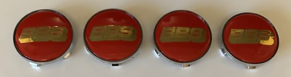 original.jpeg 4 pcs (Set) 68mm - 2.68inch Red & Gold BBS Wheel Center Hub Caps