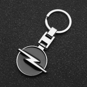 original.png 1 pcs High Quality Black Opel Metal Keychain