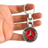 1 pcs High Quality Black & Red Mercedes Benz Metal Keychain