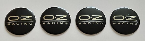 original.jpeg 4 pcs (Set) 65mm - 2.56inch Black OZ Racing Wheel Center Hub Caps Stickers