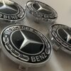 original.jpeg 4 pcs (Set) 68mm - 2.68inch Black Mercedes Benz Wheel Center Hub Caps