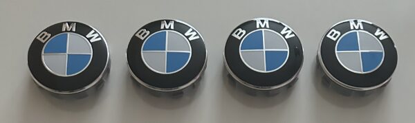 original.jpeg 4 pcs (Set) 68mm - 2.68inch Blue & White BMW Wheel Center Hub Caps (36136783536)