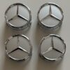 original.jpeg 4 pcs (Set) 75mm - 2.95inch Silver Mercedes Benz Wheel Center Hub Caps