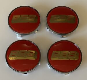 original.jpeg 4 pcs (Set) 68mm - 2.68inch Red & Gold BBS Wheel Center Hub Caps