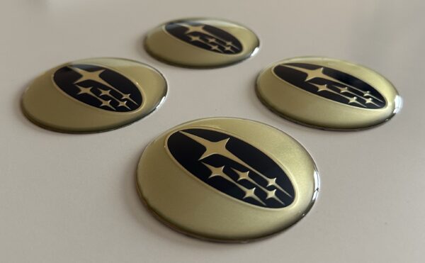 original.jpeg 4 pcs (Set) 65mm - 2.56inch Silver Subaru Wheel Center Hub Caps Stickers