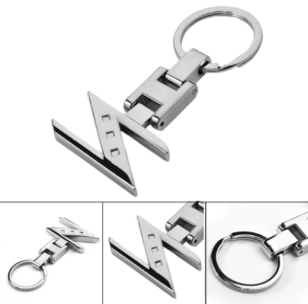 original.png 1 pcs High Quality Silver Nissan 350Z Metal Keychain