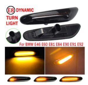 original.jpeg 2 pcs (Set) BMW E60 E81 E84 E90 Smoke Lens Dynamic Flowing LED Turn Signal Side Marker Light Blinker Lamp
