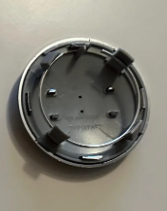 original.png 4 pcs (Set) 69mm - 2.72inch Glossy Gray Audi Wheel Center Hub Caps