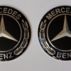 original.png 4 pcs (Set) 65mm - 2.56inch Black Mercedes Benz Wheel Center Hub Caps Stickers
