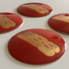 original.jpeg 4 pcs (Set) 80mm - 3.15inch Red & Gold BBS Wheel Center Hub Caps Stickers