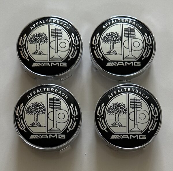 original.jpeg 4 pcs (Set) 60mm - 2.36inch Silver AMG Affalterbach Wheel Center Hub Caps